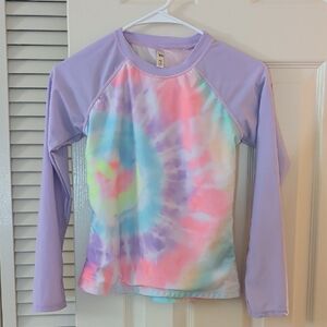 SO Kids Pastel Tie-Dye Rashguard